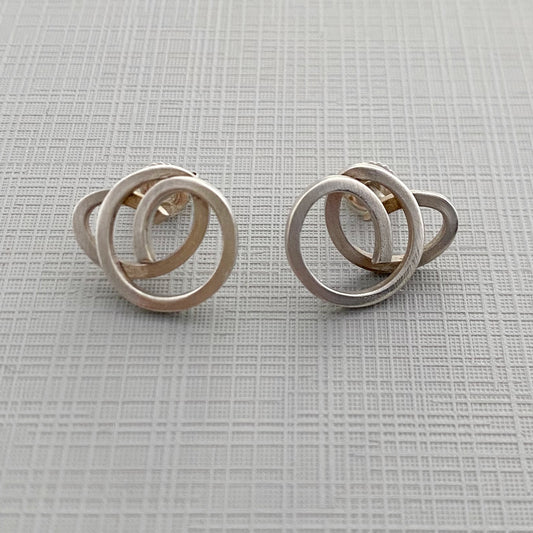 ABSTRACT SWIRL studs