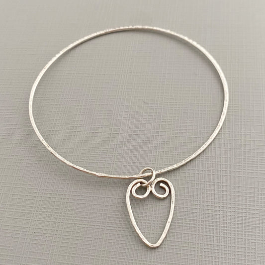 GRUNGE HEART bangle