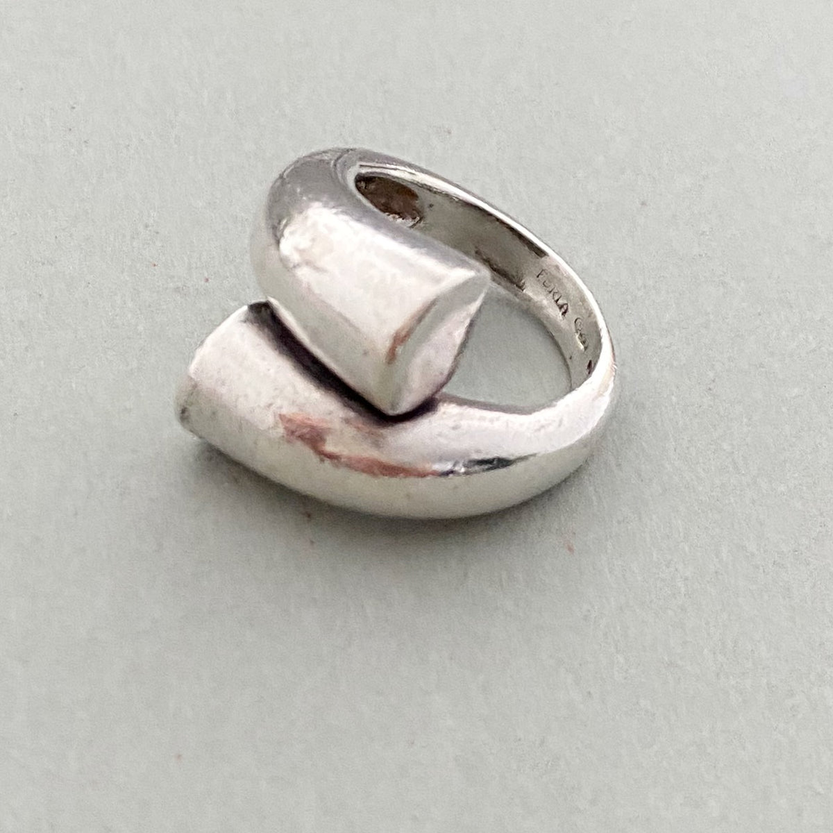 CHUNKY STERLING WRAP ring