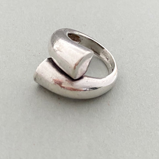 CHUNKY STERLING WRAP ring