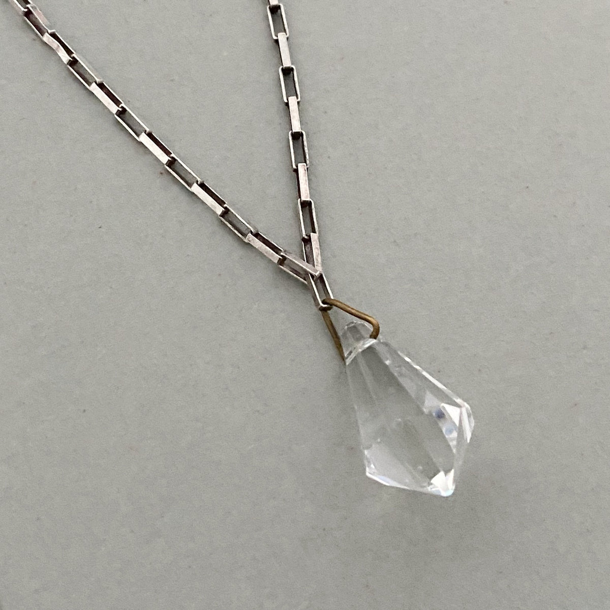 VINTAGE CRYSTAL DROP necklace