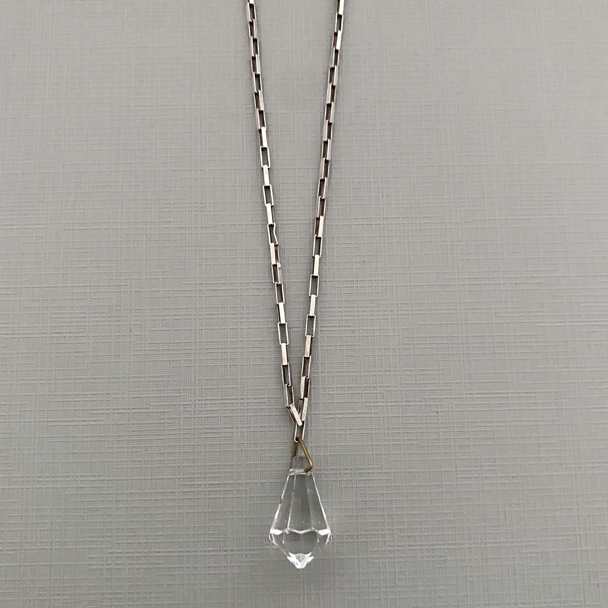 VINTAGE CRYSTAL DROP necklace