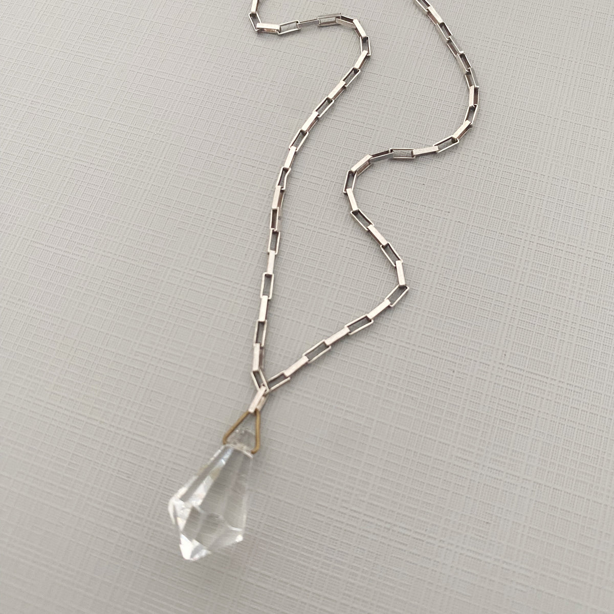 VINTAGE CRYSTAL DROP necklace