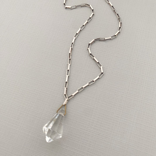VINTAGE CRYSTAL DROP necklace