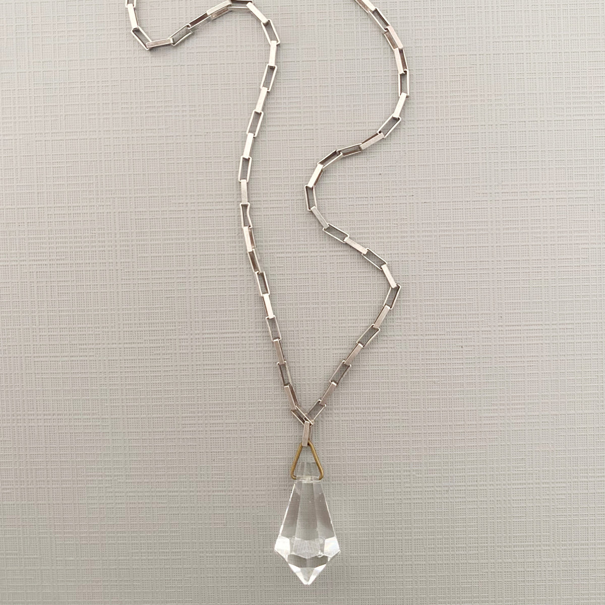 VINTAGE CRYSTAL DROP necklace