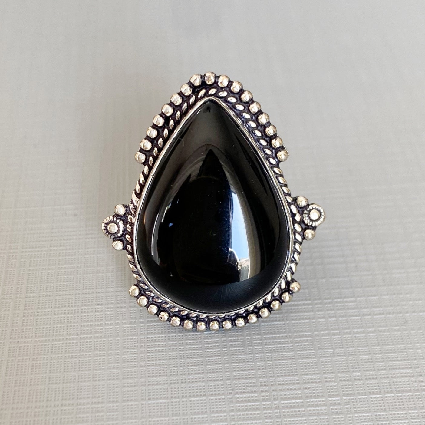 ONYX TEAR ring