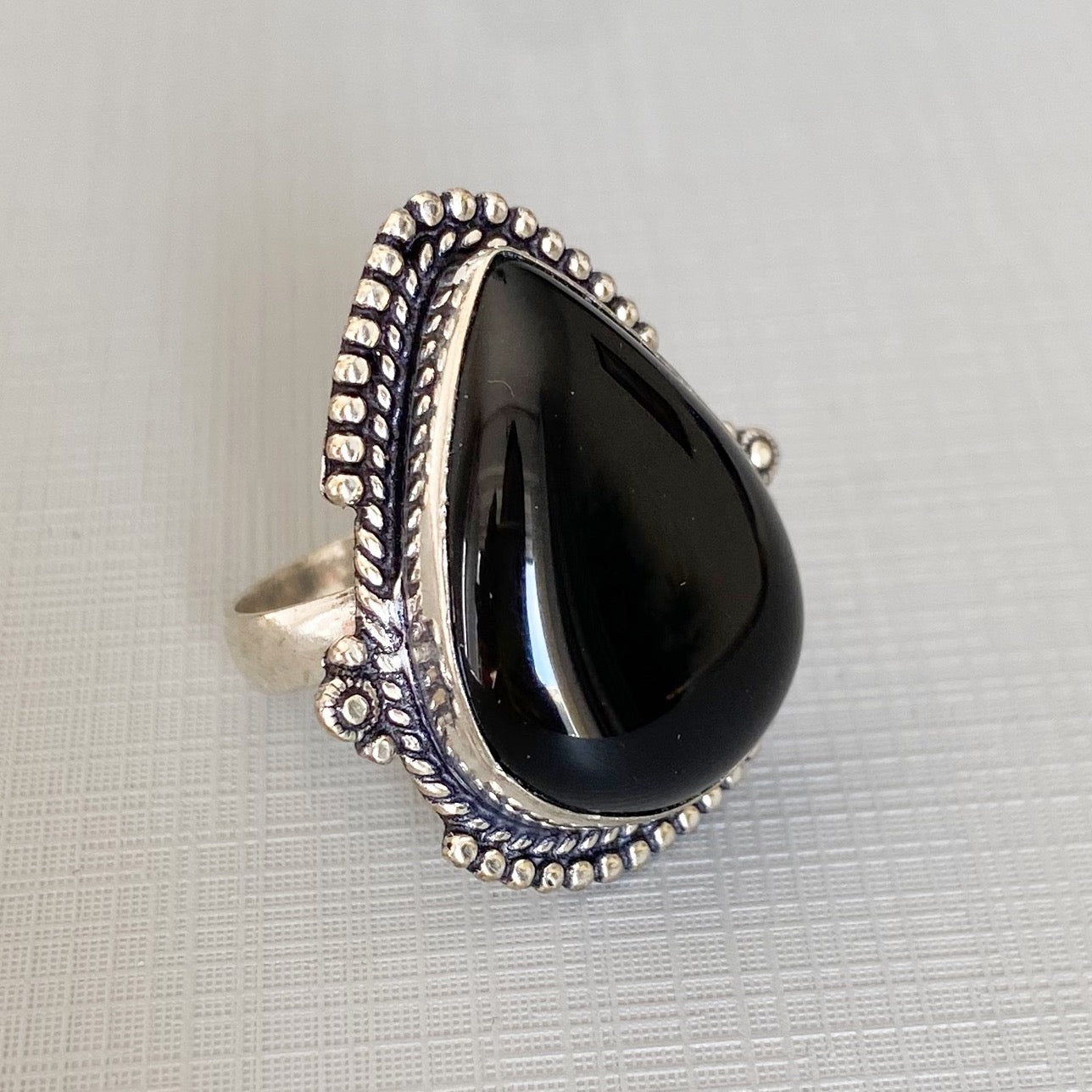 ONYX TEAR ring